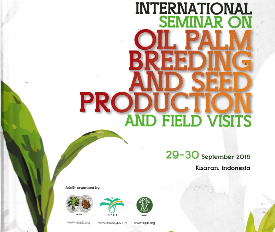 Image of International Seminar on
Oil Palm Breeding and Seed Production
and Field Visits